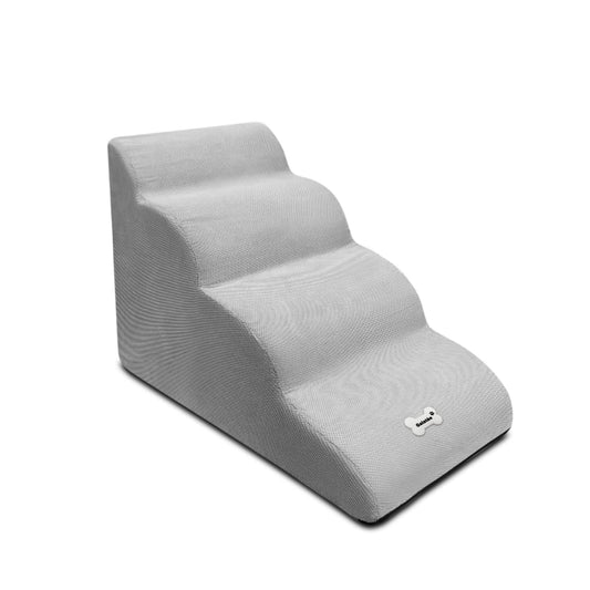 Hundetreppe, 4-stufig, grau, abnehmbar