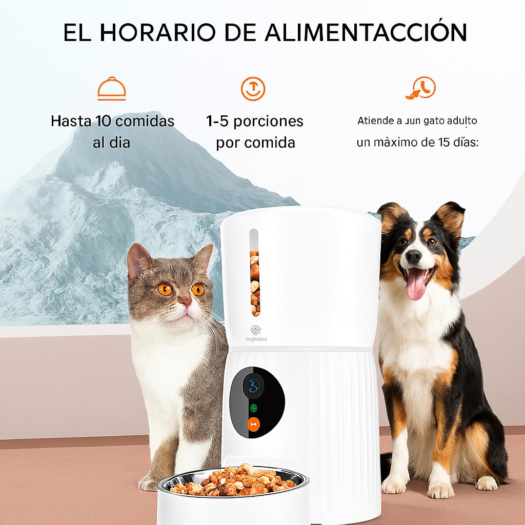 Automatischer Futterautomat, 4L, mit Kamera, WiFi