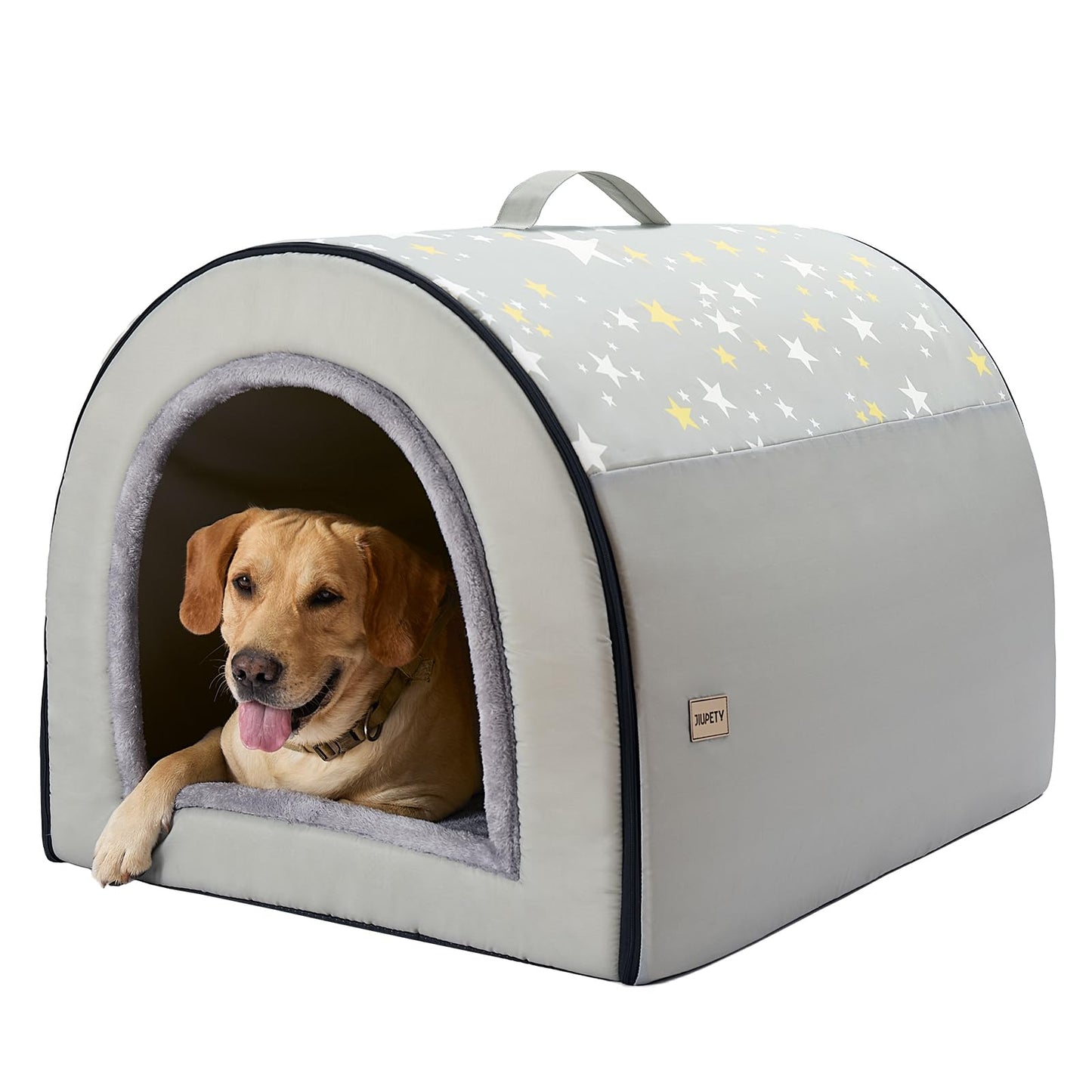 Hundehöhle 2-in-1, grau, 99x81x71 cm