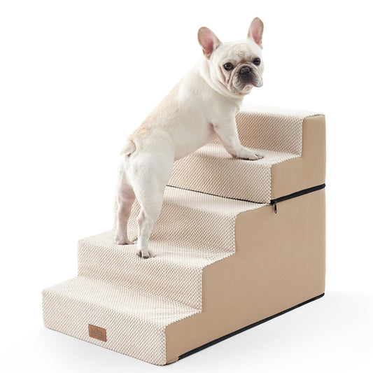 Hundetreppe, 75x50x60 cm, khaki, abnehmbar