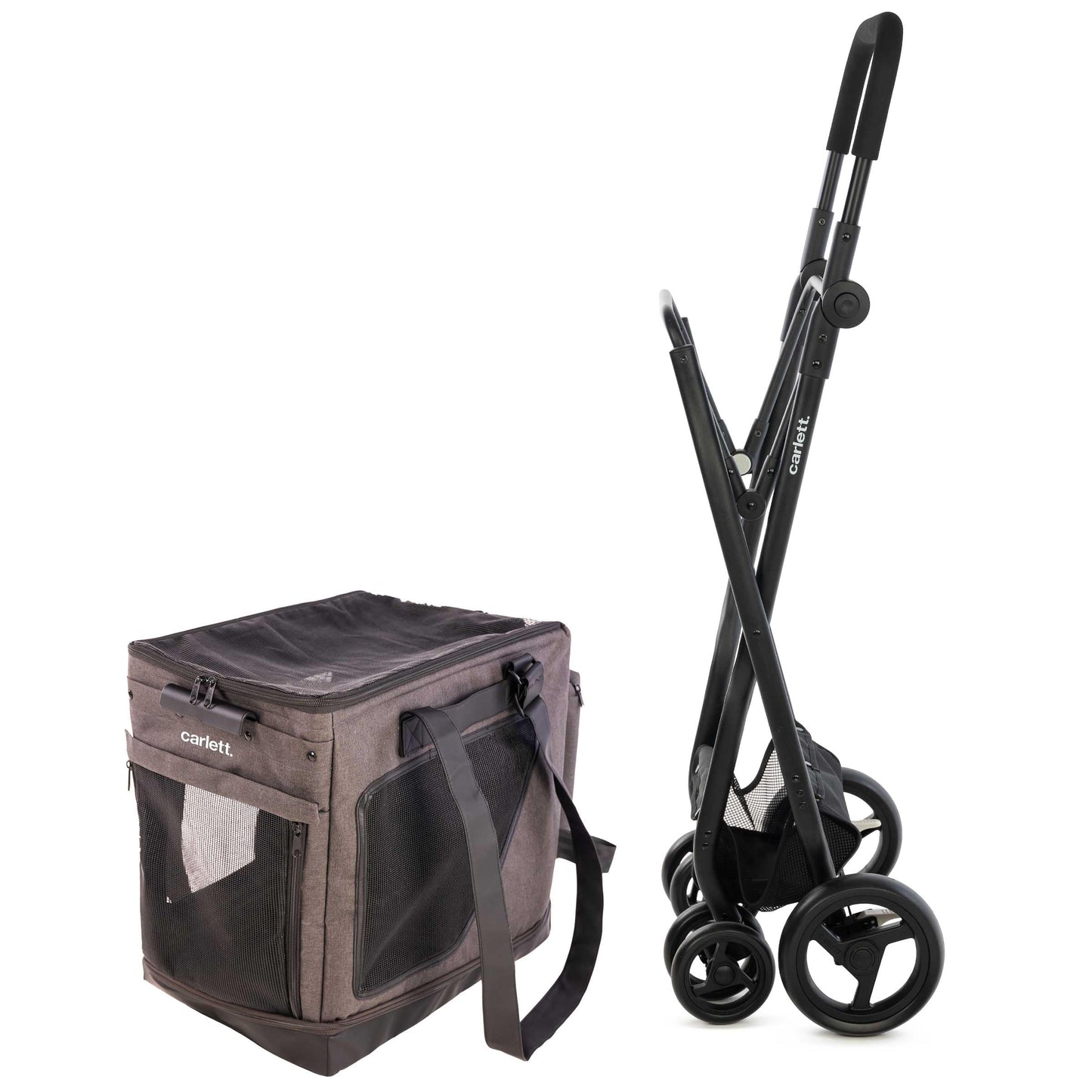 Hunde-Transportwagen 3-in-1, rot