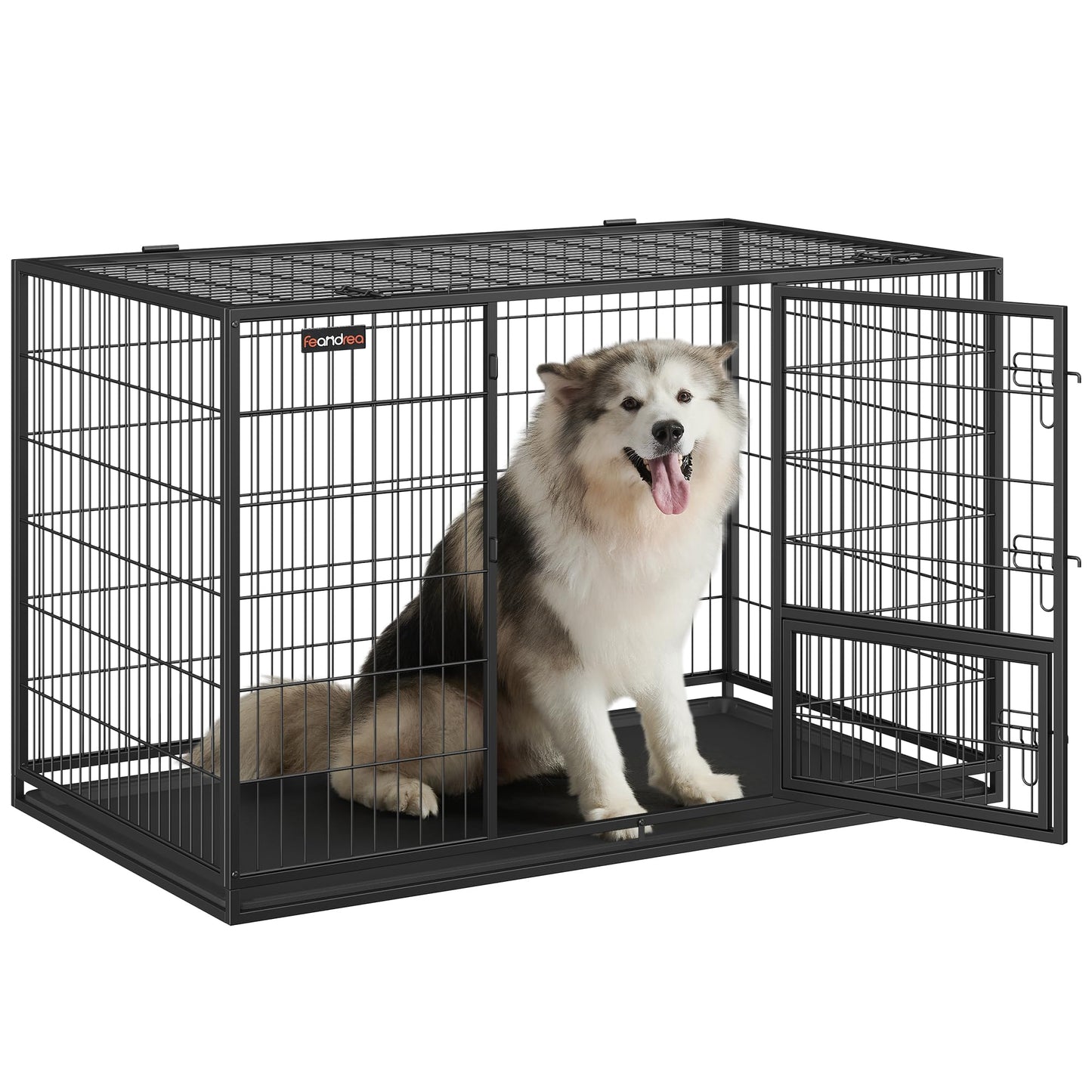 Hundebox XXL, schwarz, 139x79x87 cm