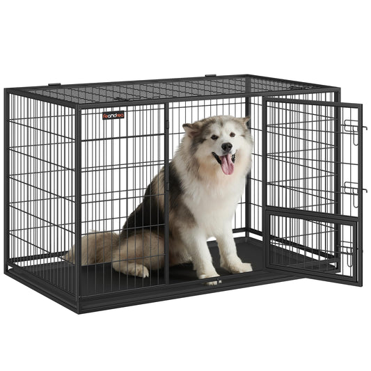 Hundebox XXL, schwarz, 139x79x87 cm
